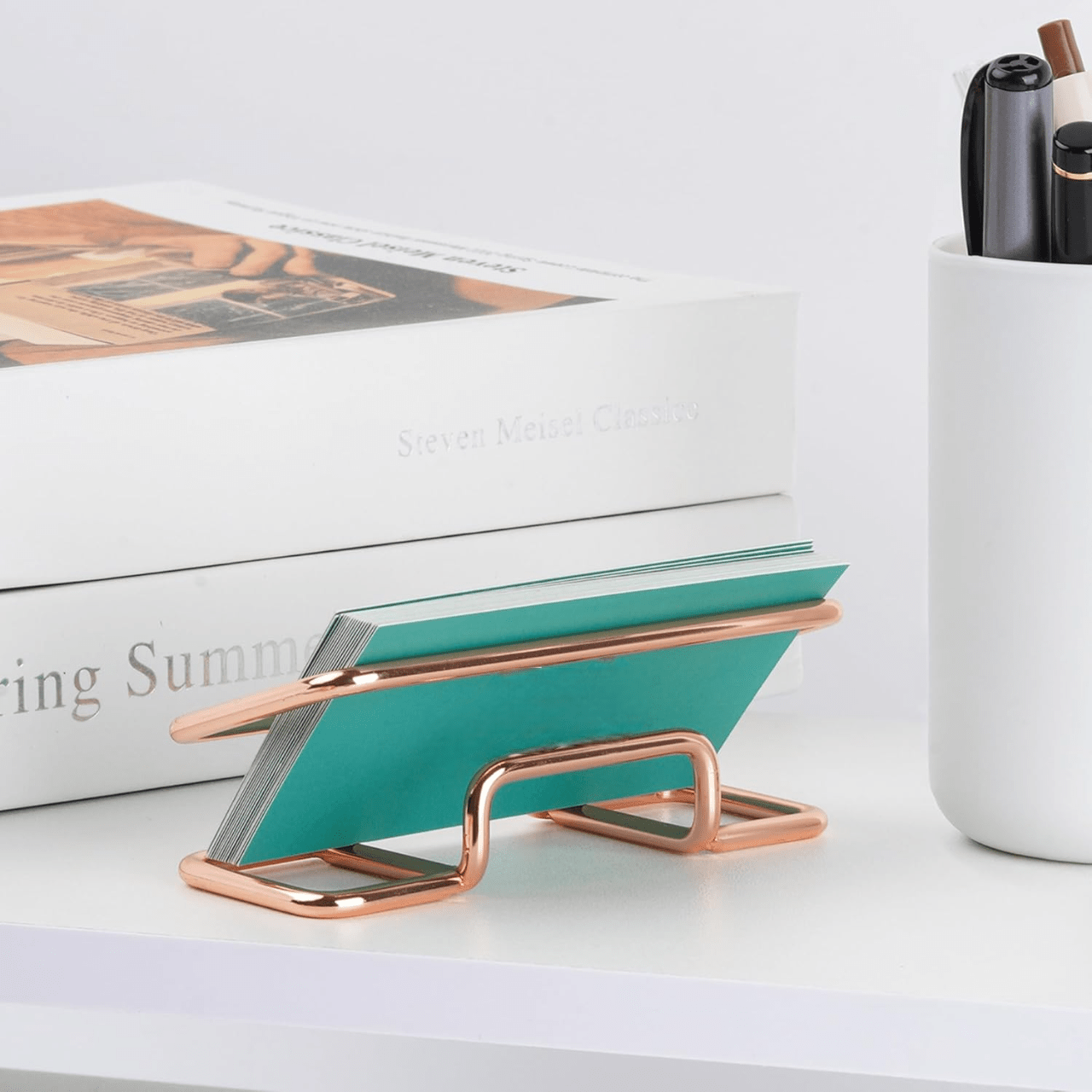 Porte Cartes - CardHolder™ - Rose Or - Mon Bureau pro Zen