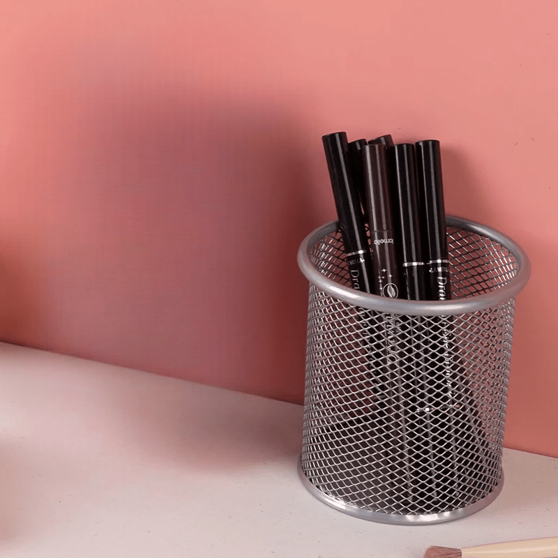Pot Crayon - PencilHolder™ - Gris - Mon Bureau pro Zen