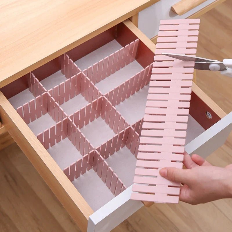 Séparateur de Tiroir - AdjustableDivider™ - Rose - Mon Bureau pro Zen