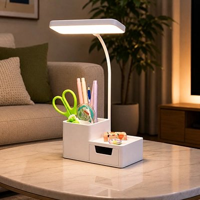 Lampe de bureau LED sur table