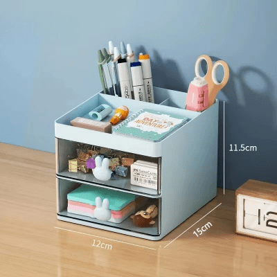 Organisateur Bureau - MultiFunctionalOrganizer™ - Bleu - Mon Bureau pro Zen