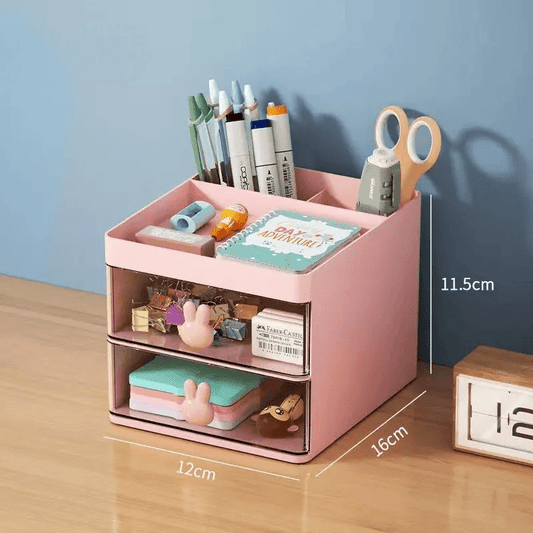 Organisateur Bureau - MultiFunctionalOrganizer™ - Rose - Mon Bureau pro Zen