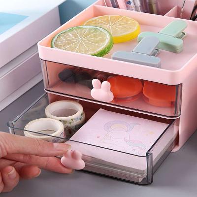 Organisateur Bureau - MultiFunctionalOrganizer™ - Rose - Mon Bureau pro Zen