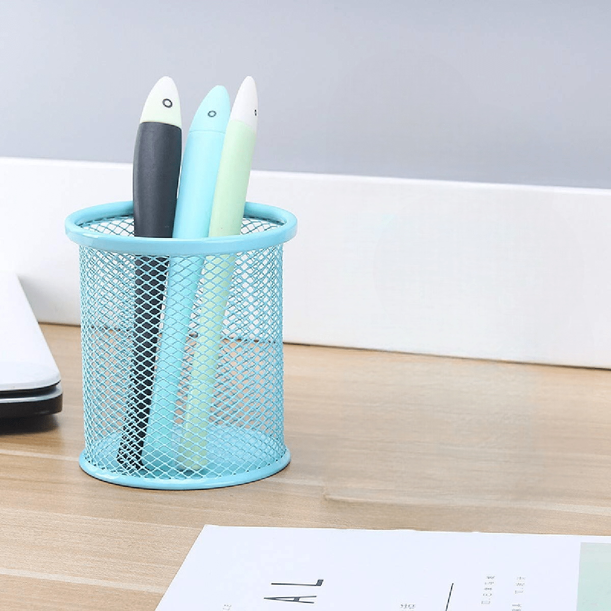 Pot Crayon - PencilHolder™ - Bleu Ciel - Mon Bureau pro Zen