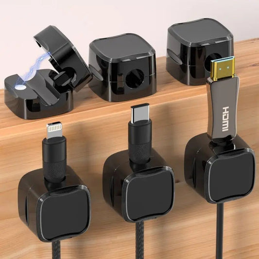 Range Cables - MagneticCableOrganizer™ - Noir - Mon Bureau pro Zen