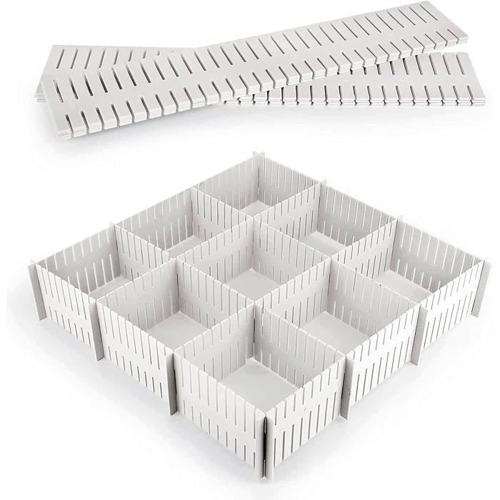 Séparateur de Tiroir - AdjustableDivider™ - Blanc - Mon Bureau pro Zen