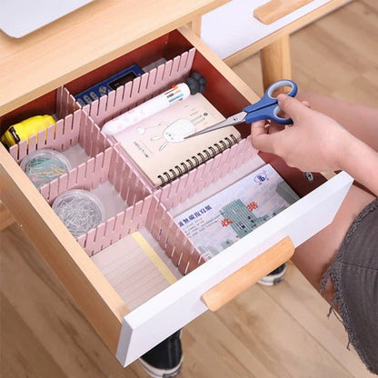 Séparateur de Tiroir - AdjustableDivider™ - Rose - Mon Bureau pro Zen