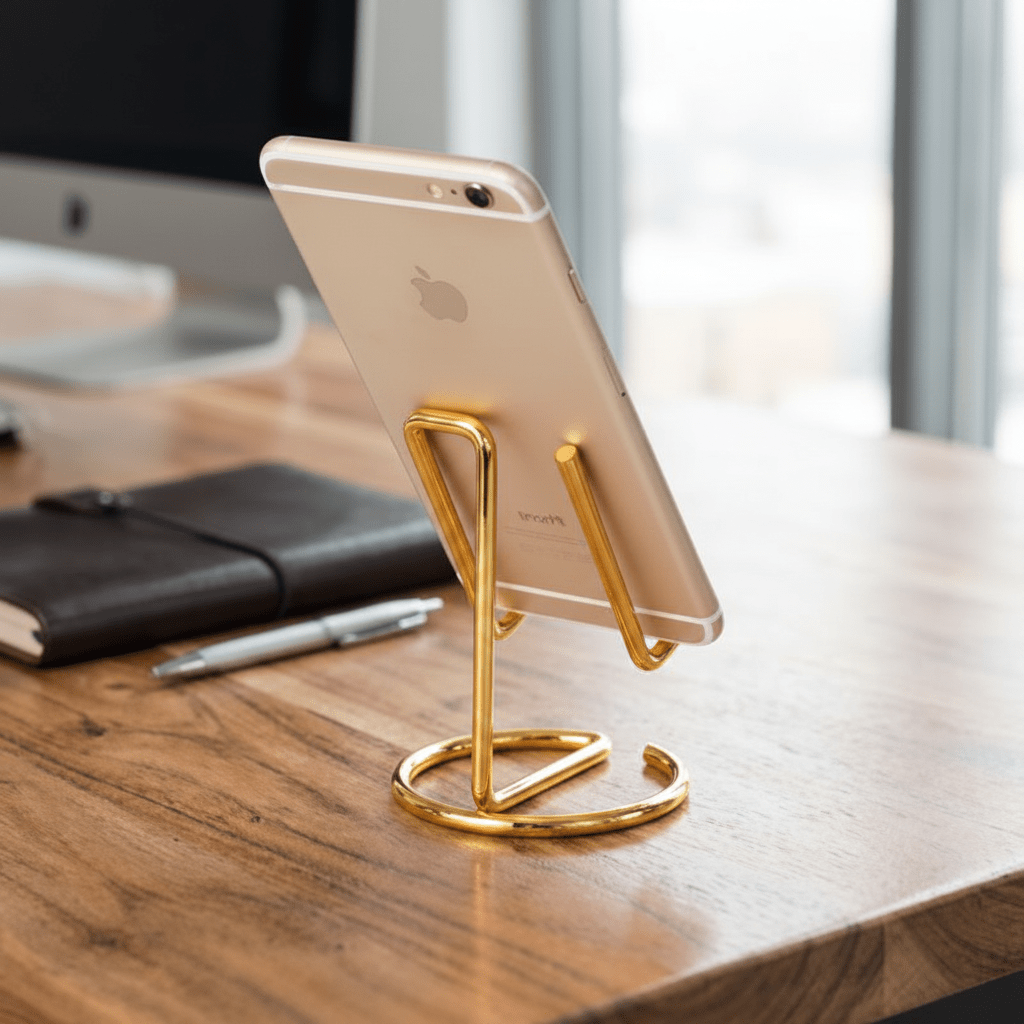 Support telephone bureau | Design Élégant - Mon Bureau pro Zen